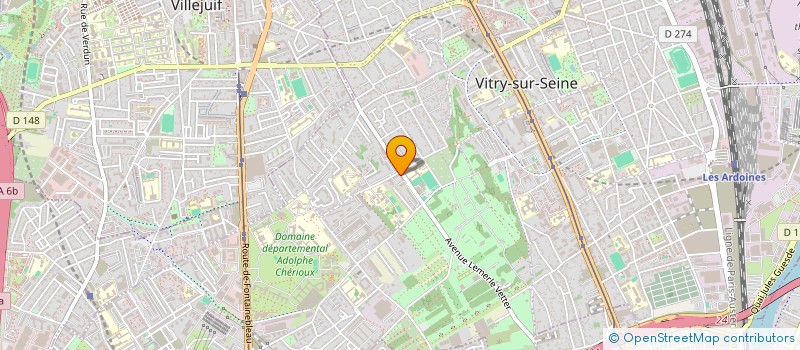 localisation de l'entreprise MONSIEUR JORDAN JOYEUX  VITRY-SUR-SEINE