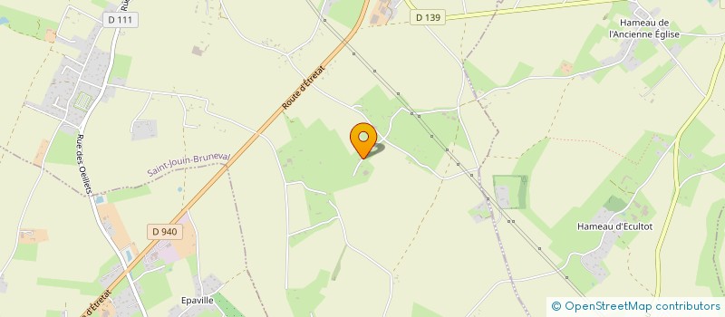 localisation de l'entreprise MONSIEUR JORDAN JULIEN  SAINT-JOUIN-BRUNEVAL