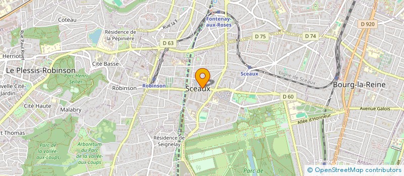 localisation de l'entreprise MONSIEUR JORDAN KAKOU à SCEAUX