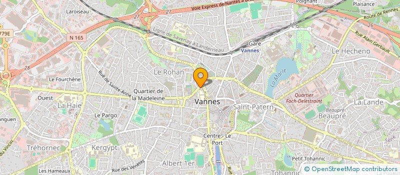 localisation de l'entreprise MONSIEUR JORDAN KERGOURLAY à VANNES