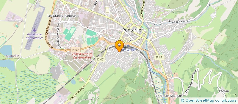 localisation de l'entreprise MONSIEUR JORDAN KERROUME à PONTARLIER