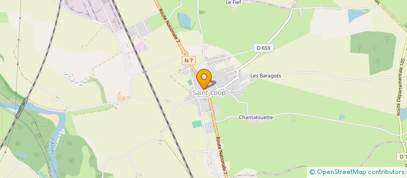 localisation de l'entreprise MONSIEUR JORDAN KURTZ  SAINT-LOUP