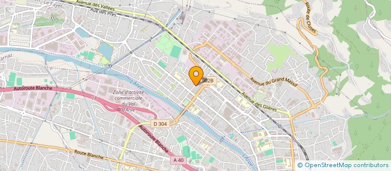 localisation de l'entreprise MONSIEUR JORDAN L'HERBIER  CLUSES