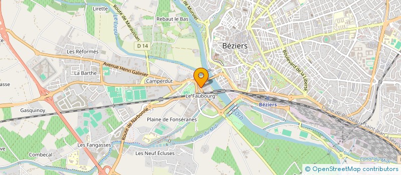 localisation de l'entreprise MONSIEUR JORDAN LABORDE à BEZIERS