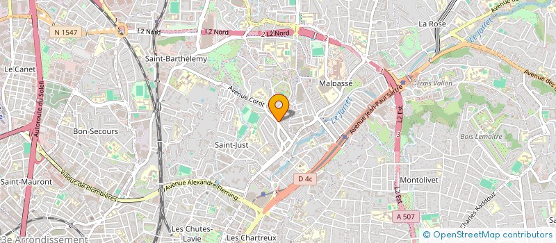localisation de l'entreprise MONSIEUR JORDAN LACHKAR à MARSEILLE