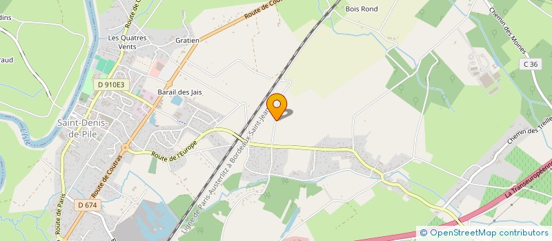 localisation de l'entreprise MONSIEUR JORDAN LAFLEUR  SAINT-DENIS-DE-PILE