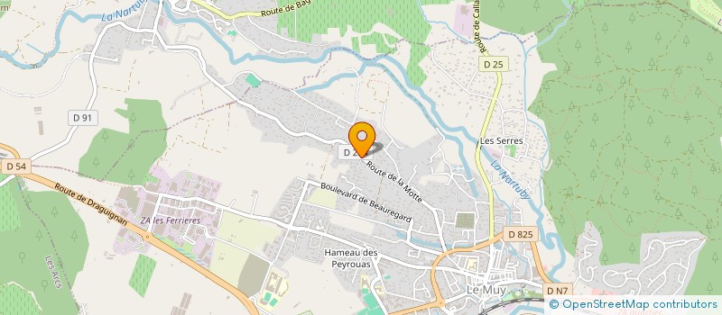 localisation de l'entreprise MONSIEUR JORDAN LAMINE  LE MUY