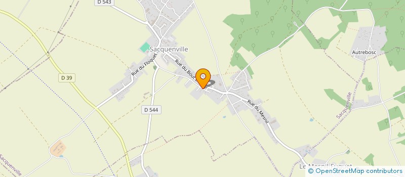 localisation de l'entreprise MONSIEUR JORDAN LANGLOIS  SACQUENVILLE