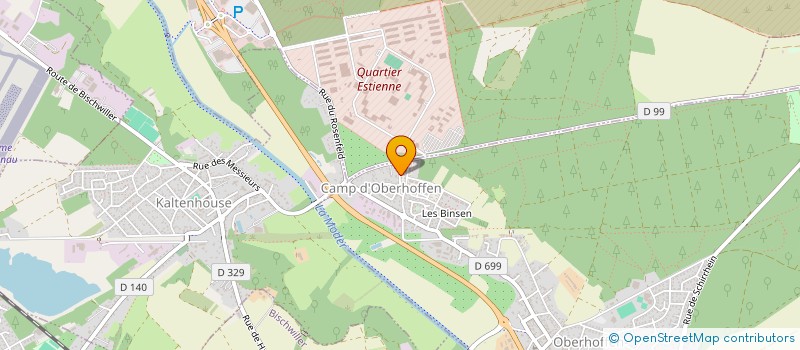 localisation de l'entreprise MONSIEUR JORDAN LAPP  OBERHOFFEN-SUR-MODER