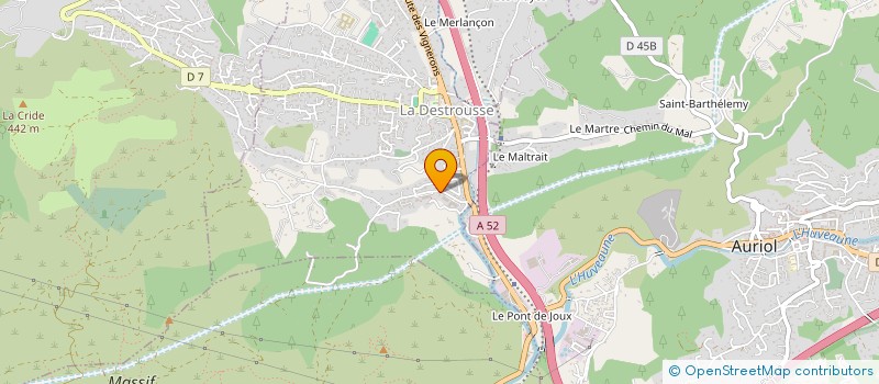 localisation de l'entreprise MONSIEUR JORDAN LAURENT  LA DESTROUSSE