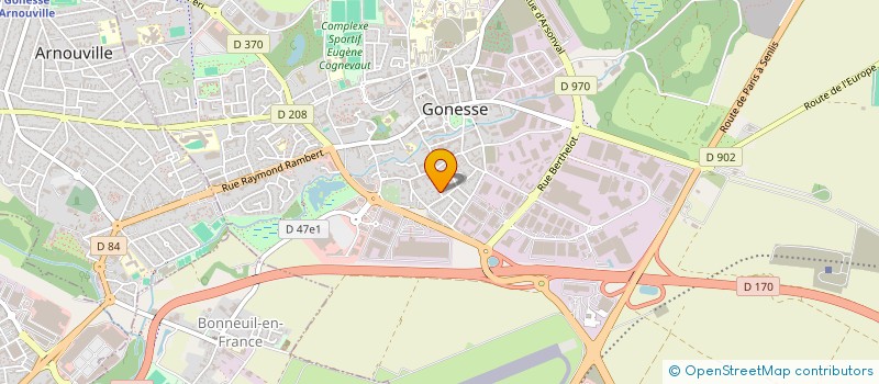 localisation de l'entreprise MONSIEUR JORDAN LAUTIER  GONESSE