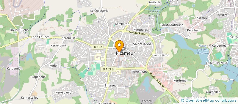 localisation de l'entreprise MONSIEUR JORDAN LE CAIGNEC  PLOEMEUR