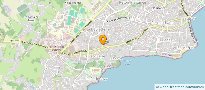 localisation de l'entreprise MONSIEUR JORDAN LE PECHEUR à SAINT-NAZAIRE