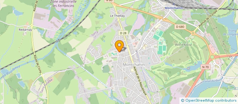 localisation de l'entreprise MONSIEUR JORDAN LEDY  MONTCHANIN