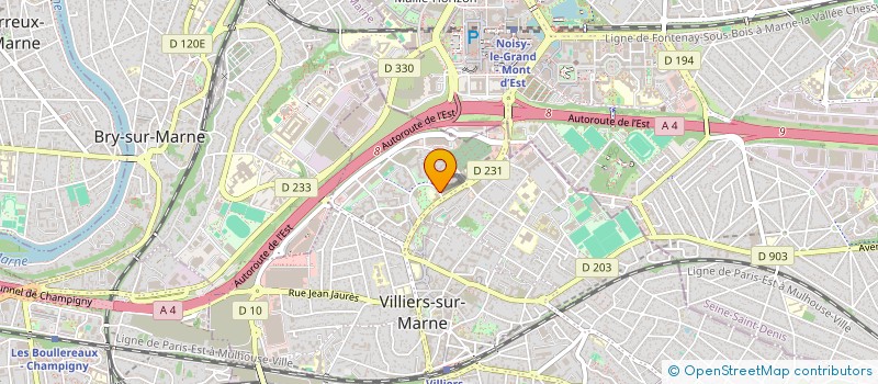 localisation de l'entreprise MONSIEUR JORDAN LETICEE  VILLIERS-SUR-MARNE