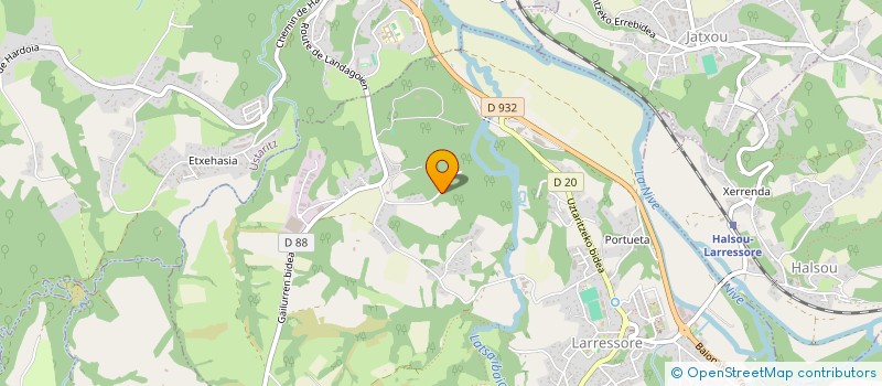 localisation de l'entreprise MONSIEUR JORDAN LEY  LARRESSORE