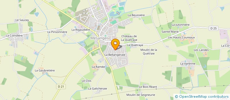 localisation de l'entreprise MONSIEUR JORDAN LHERIAU  MESANGER