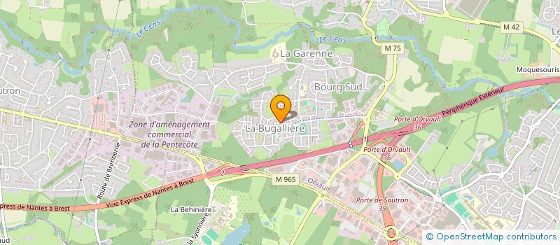 localisation de l'entreprise MONSIEUR JORDAN LIAUMET à ORVAULT