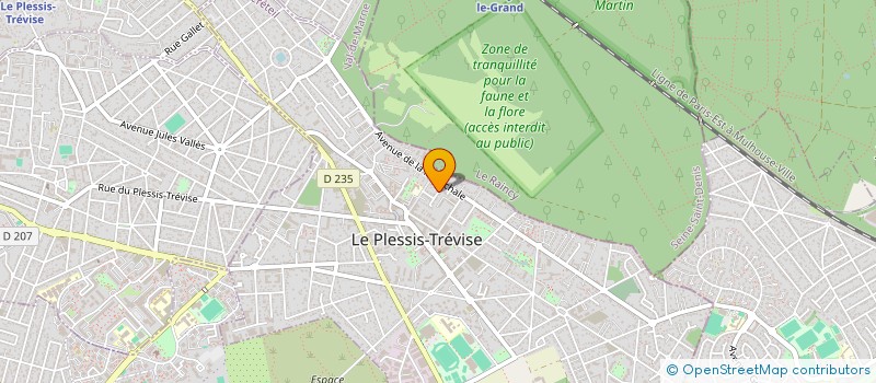 localisation de l'entreprise MONSIEUR JORDAN LIENARD à LE PLESSIS-TREVISE