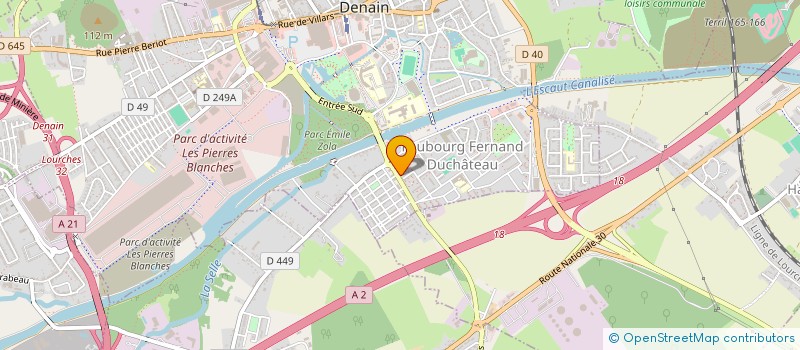 localisation de l'entreprise MONSIEUR JORDAN LITTEL  DENAIN