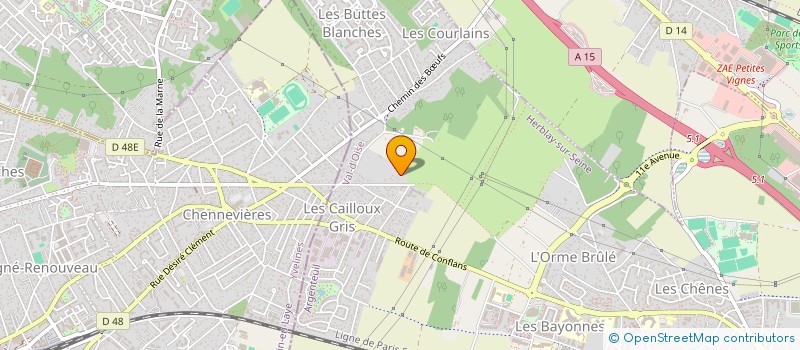 localisation de l'entreprise MONSIEUR JORDAN LOBRY  HERBLAY-SUR-SEINE