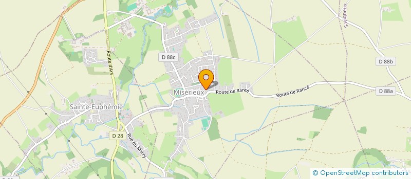 localisation de l'entreprise MONSIEUR JORDAN LOIC BIDAUT  MISERIEUX