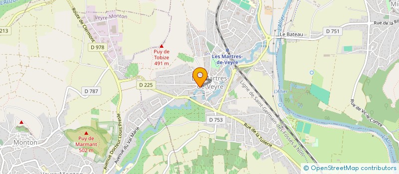 localisation de l'entreprise MONSIEUR JORDAN MACHADO à LES MARTRES-DE-VEYRE