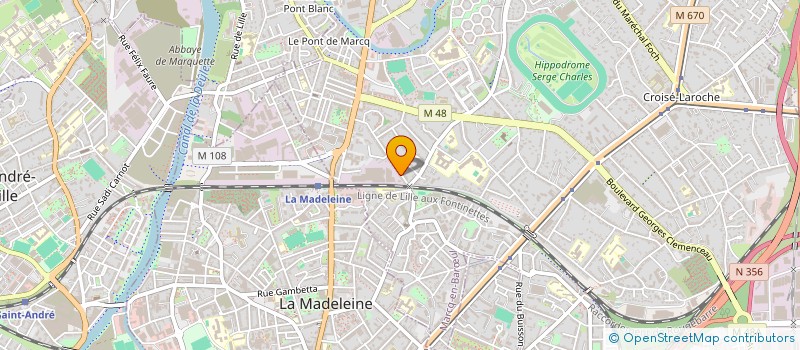 localisation de l'entreprise MONSIEUR JORDAN MAGAUD à MARCQ-EN-BARŒUL