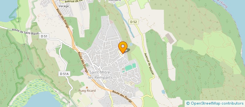 localisation de l'entreprise MONSIEUR JORDAN MAGLIONE  SAINT-MITRE-LES-REMPARTS