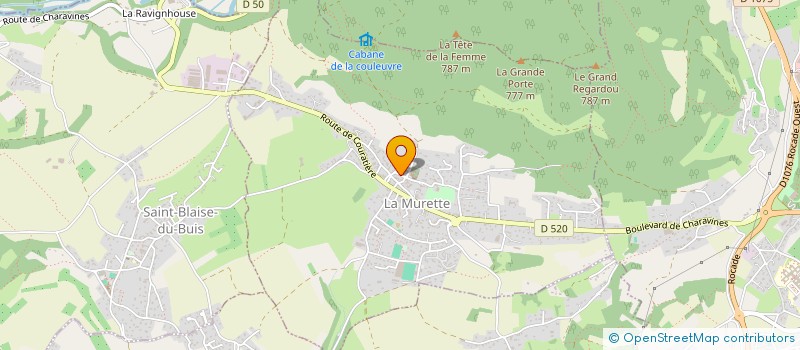 localisation de l'entreprise MONSIEUR JORDAN MAGNIN  LA MURETTE