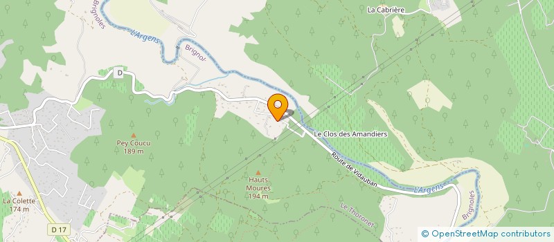 localisation de l'entreprise MONSIEUR JORDAN MAMMOLITI  LE THORONET