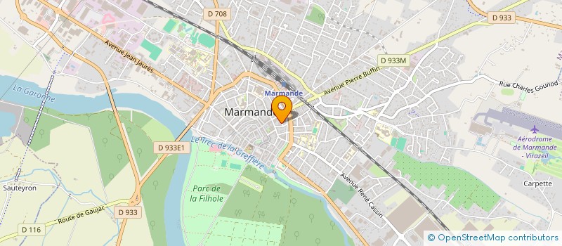 localisation de l'entreprise MONSIEUR JORDAN MANIETTE  MARMANDE