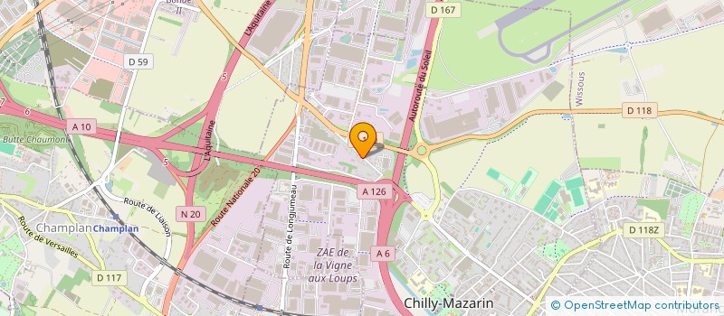 localisation de l'entreprise MONSIEUR JORDAN MARCHAL  CHILLY-MAZARIN