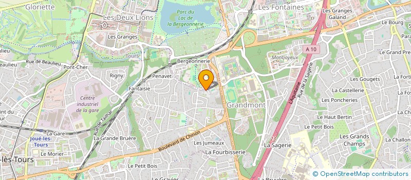 localisation de l'entreprise MONSIEUR JORDAN MARGOTIN  JOUE-LES-TOURS