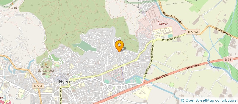 localisation de l'entreprise MONSIEUR JORDAN MARTINI à HYERES