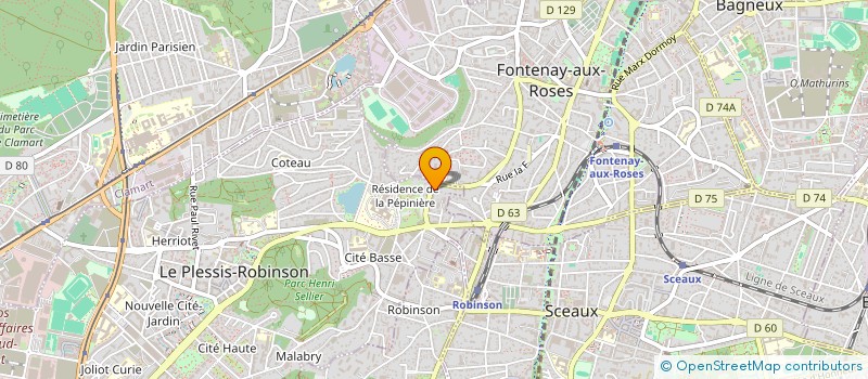 localisation de l'entreprise MONSIEUR JORDAN MARTINS DE JESUS  LE PLESSIS-ROBINSON