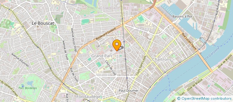 localisation de l'entreprise MONSIEUR JORDAN MATHIEU  BORDEAUX