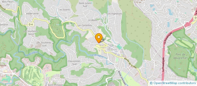 localisation de l'entreprise MONSIEUR JORDAN MATHIEU  BIOT