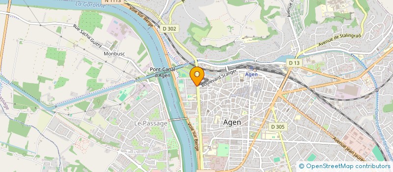 localisation de l'entreprise MONSIEUR JORDAN MAZZONI  AGEN