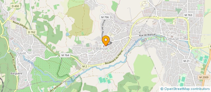 localisation de l'entreprise MONSIEUR JORDAN MELARD à BLANZAT