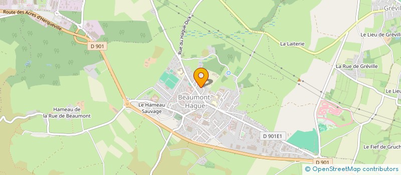 localisation de l'entreprise MONSIEUR JORDAN MENET  LA HAGUE