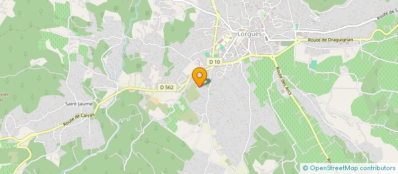 localisation de l'entreprise MONSIEUR JORDAN MERCIER  LORGUES