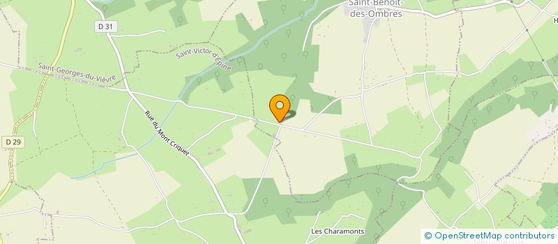 localisation de l'entreprise MONSIEUR JORDAN METAYER  SAINT-BENOIT-DES-OMBRES