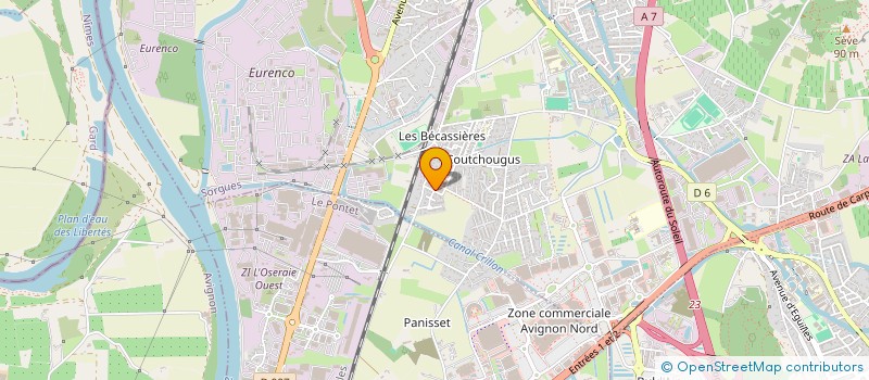 localisation de l'entreprise MONSIEUR JORDAN MIALON  SORGUES