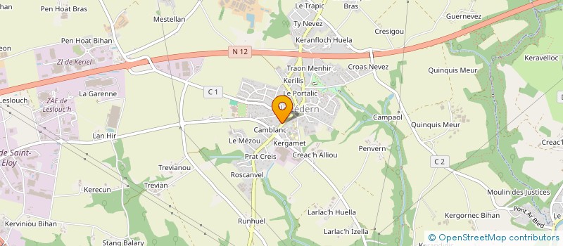 localisation de l'entreprise MONSIEUR JORDAN MILIN  LOCMARIA-PLOUZANE