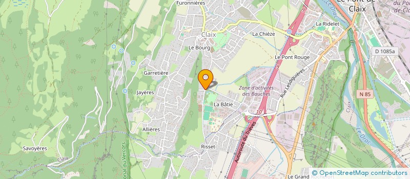 localisation de l'entreprise MONSIEUR JORDAN MODESTE  CLAIX