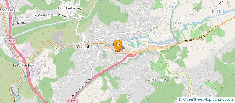 localisation de l'entreprise MONSIEUR JORDAN MOLES  AURIOL