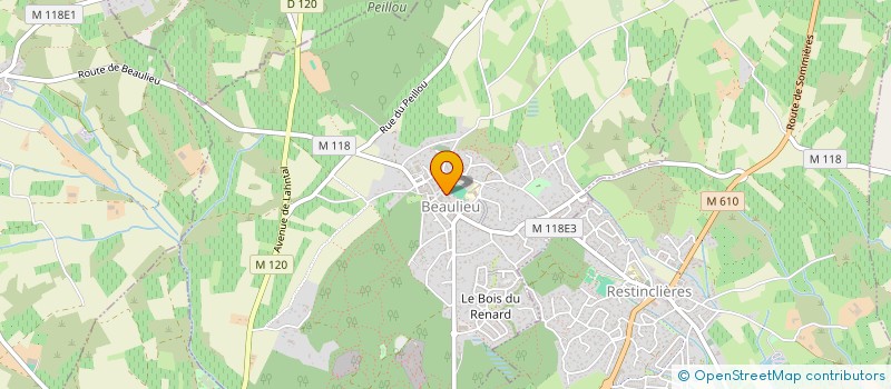 localisation de l'entreprise MONSIEUR JORDAN MONNIER  BEAULIEU