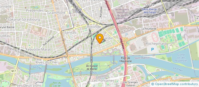 localisation de l'entreprise MONSIEUR JORDAN MOREAU  TOURS