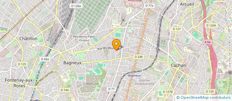 localisation de l'entreprise MONSIEUR JORDAN MORENO à BAGNEUX